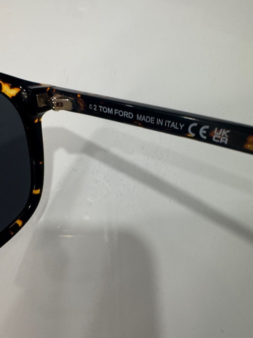 Tom Ford Jayson Tortoiseshell Frame with Dark Gray Lenses with box & case - Picture 7 of 9